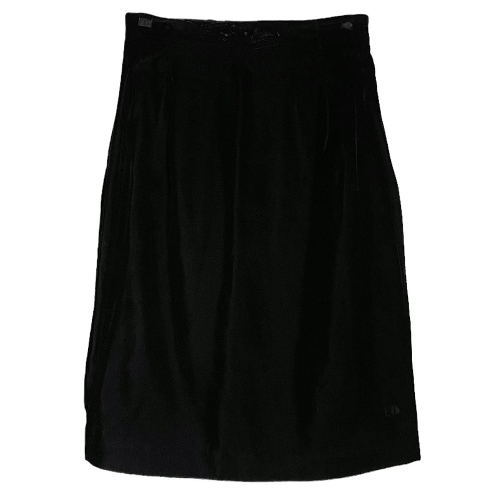 Vintage Harris/Wallace Velvet Skirt Black 4